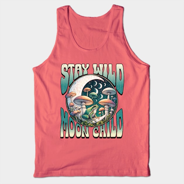 Stay Wild Moon Child Tank Top by DetourShirts